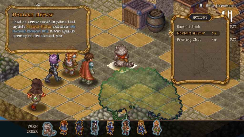 Las flechas nocivas de Poncho en Arcadian Atlas