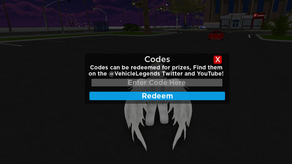Cómo canjear códigos en Vehicle Legends