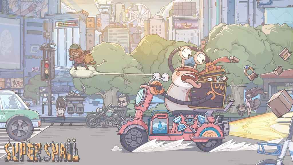 Foto promocional de los códigos de Super Snails