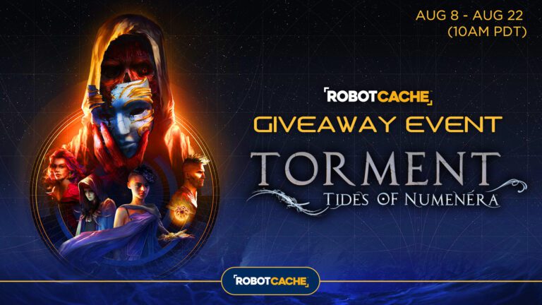 Consigue Torment: Tides of Numenera gratis con Robot Cache