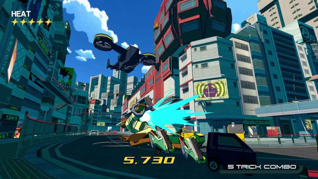 Cómo escuchar la banda sonora de Bomb Rush Cyberfunk rail