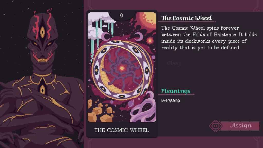 La Carta del Tarot de la Rueda Cósmica en La Hermandad de la Rueda Cósmica