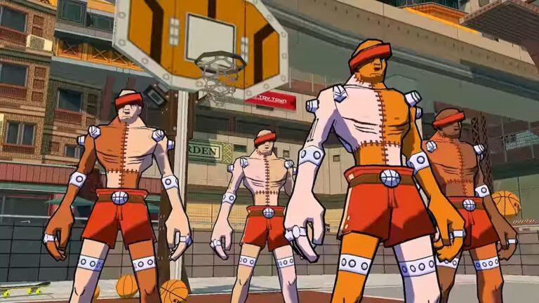 Four Characters in Bomb Rush Cyberfunk