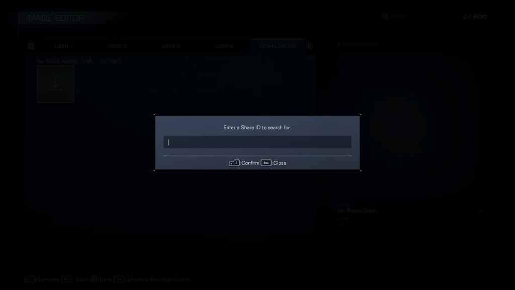 Cómo descargar calcomanías en Armored Core 6 Share ID
