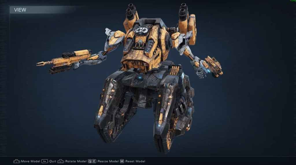 Mejor trabajo de pintura personalizado realizado por la comunidad Armored Core 6 wall-e