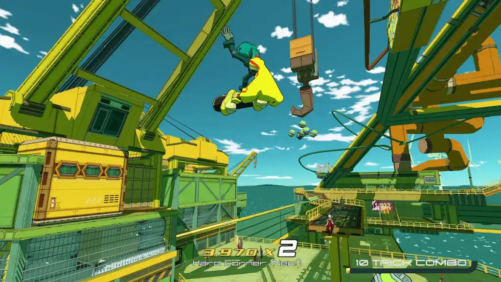 Imagen destacada de la mejor manera de ganar puntos y multiplicadores en Bomb Rush Cyberfunk