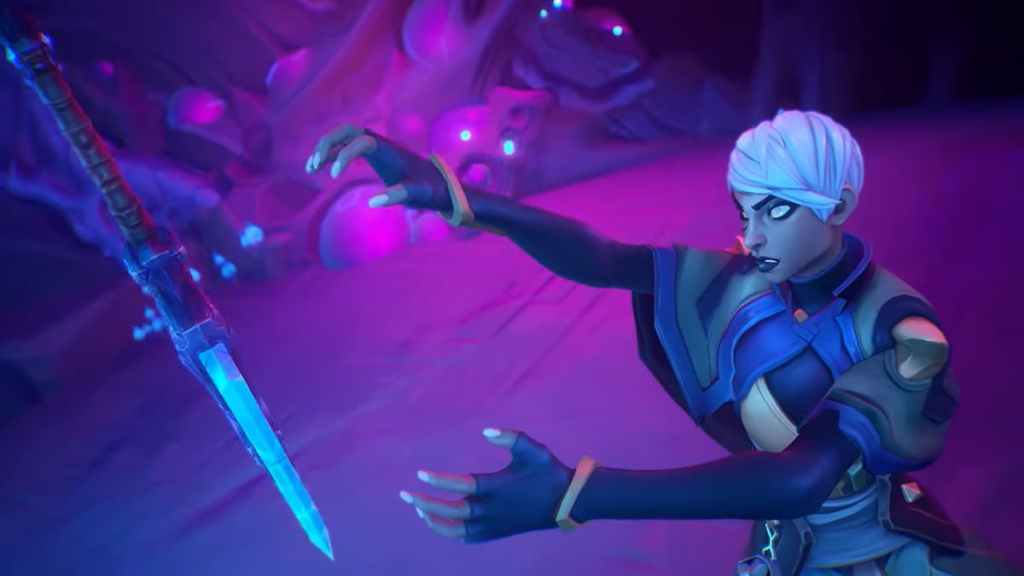 Daga azul en Wayfinder