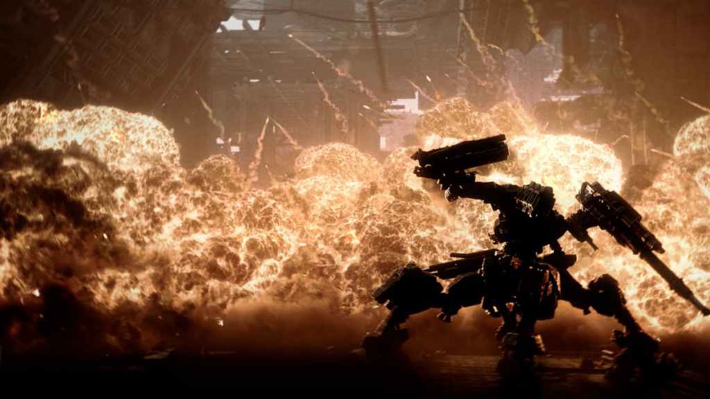 Fuego en Armored Core 6