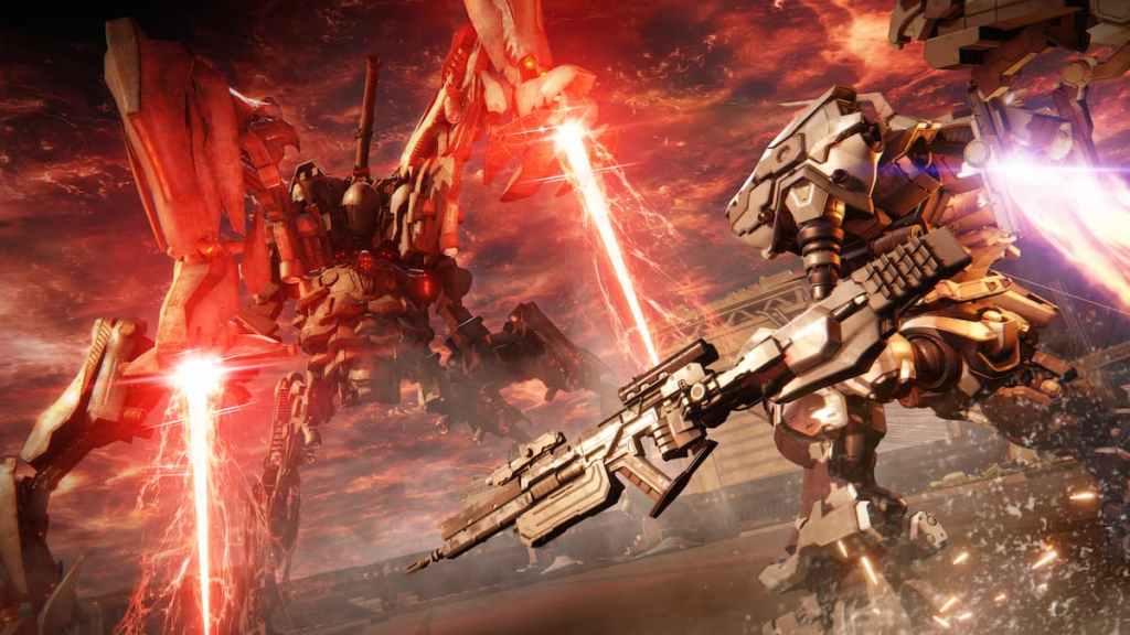 Construcción inicial del tanque Armored Core 6