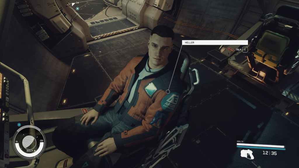 Miembro de la tripulación de Starfield Heller