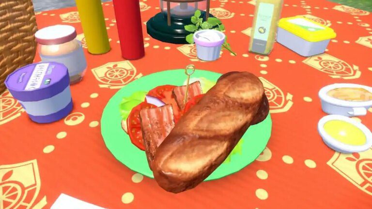 Cómo hacer un sándwich fantasma brillante en Pokémon Escarlata y Violeta