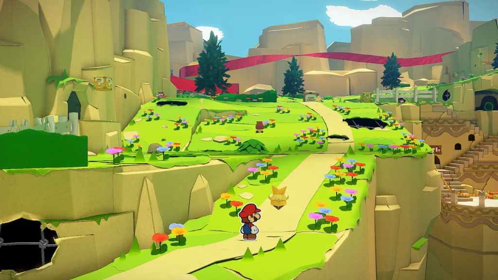 Paper Mario El Rey Origami Captura de pantalla