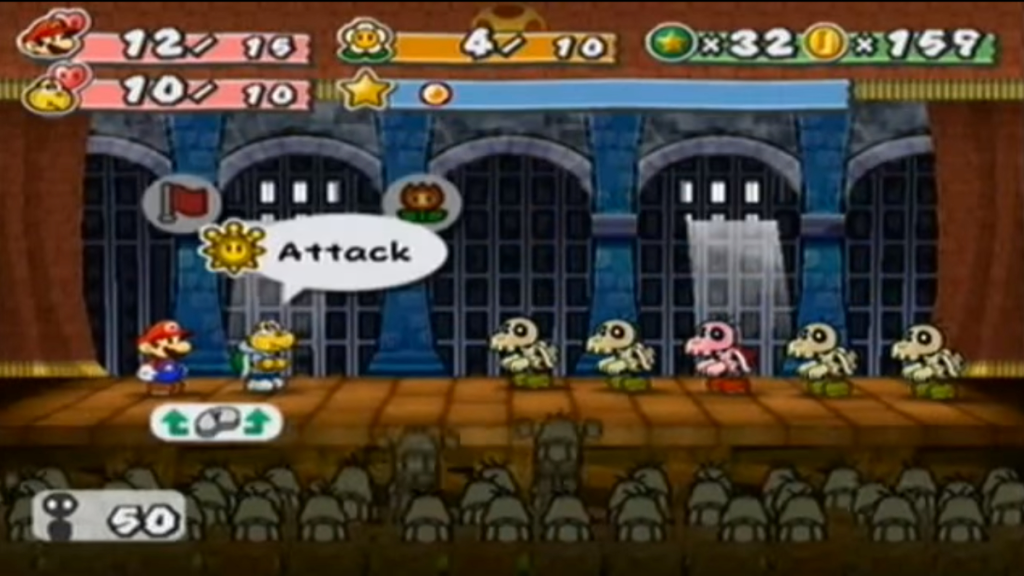 Paper Mario La puerta de los mil años Captura de pantalla