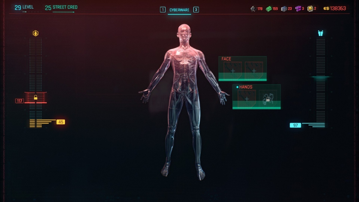 Ciberware Cyberpunk 2077