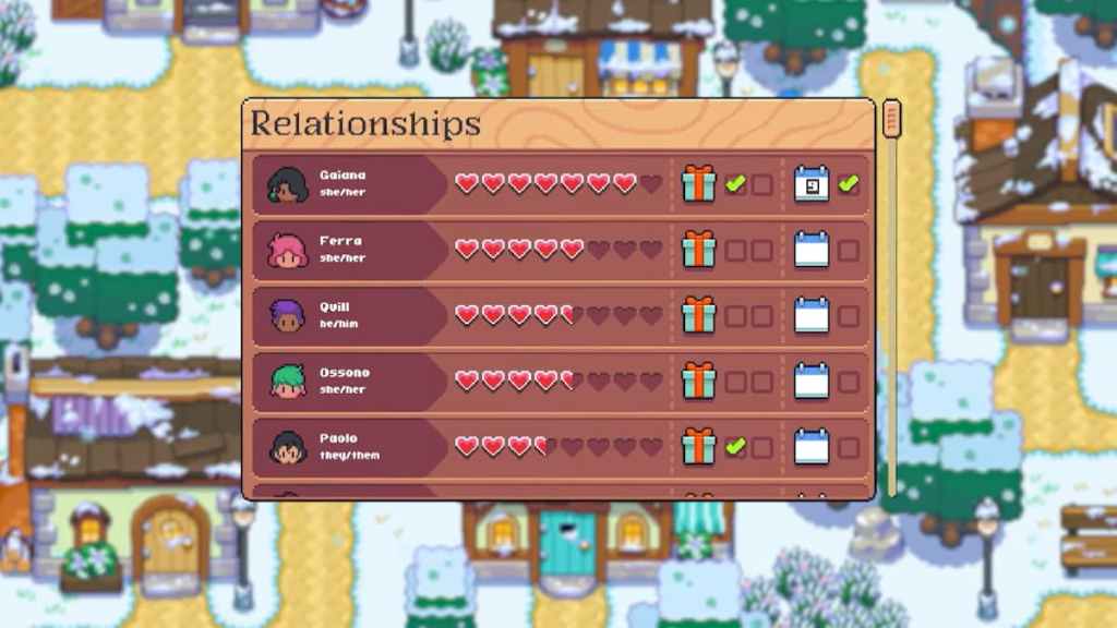 Relaciones en la isla Moonstone