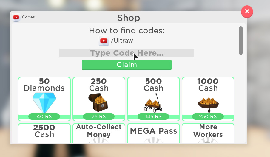 Cómo-canjear-códigos-en-Restaurant-Tycoon-2-Enter