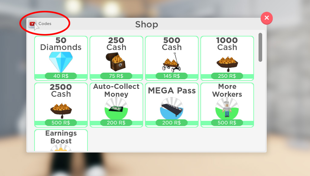 Cómo-canjear-códigos-en-Restaurant-Tycoon-2