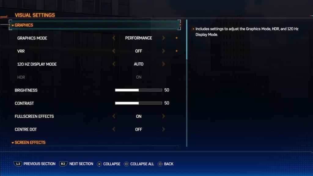 Las mejores configuraciones de Spider-Man 2 para opciones de rendimiento