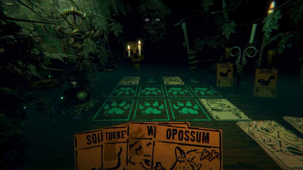 Juego de cartas en Inscryption
