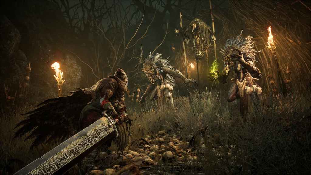 Imagen destacada de la mejor arma para construir fuerza en Lords of the Fallen