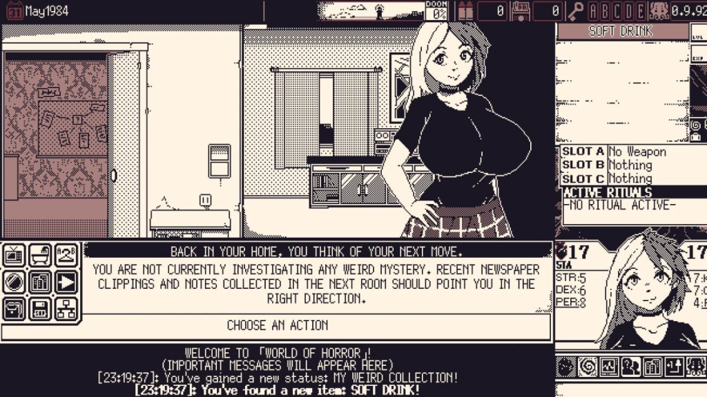 Personaje personalizado - Eris Mod World of Horror