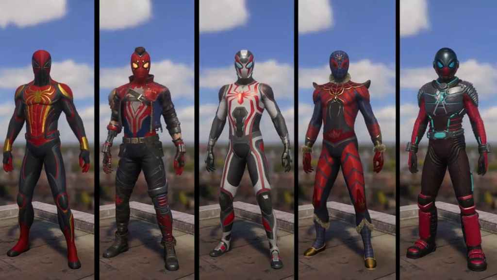 Imagen destacada de los mejores trajes de Spiderman 2