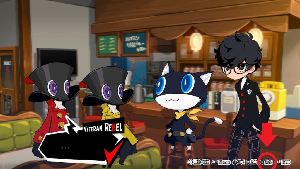 Cómo activar los subtítulos automáticos en la opción Persona 5 Tactica