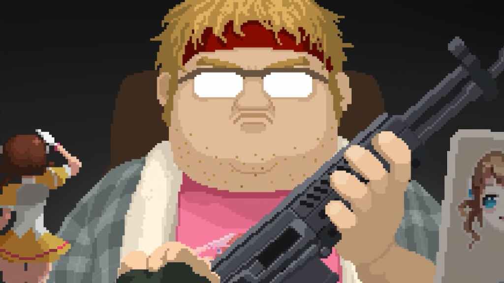 Dave sosteniendo una pistola en Dave el buzo