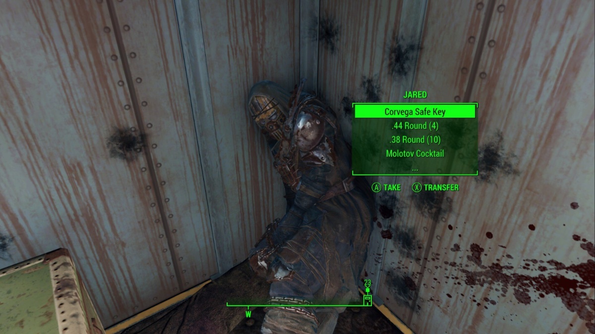 Fallout4 Jared en la planta de ensamblaje de Corvega