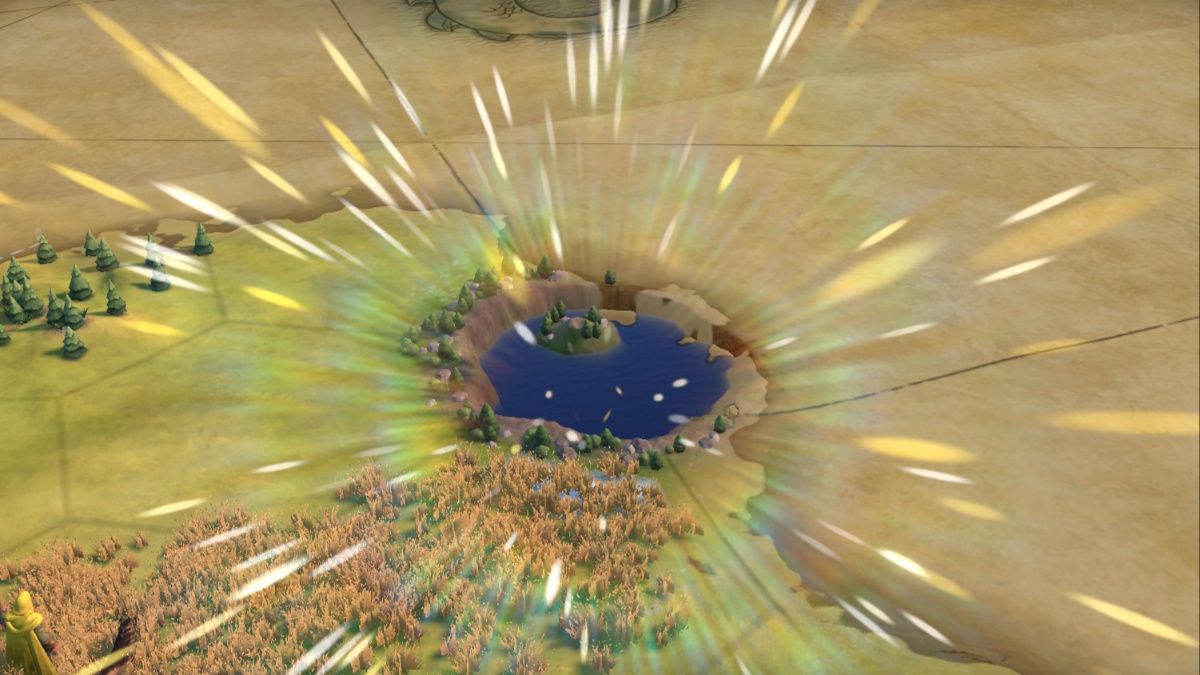 Civilization 6 Maravilla del lago del cráter