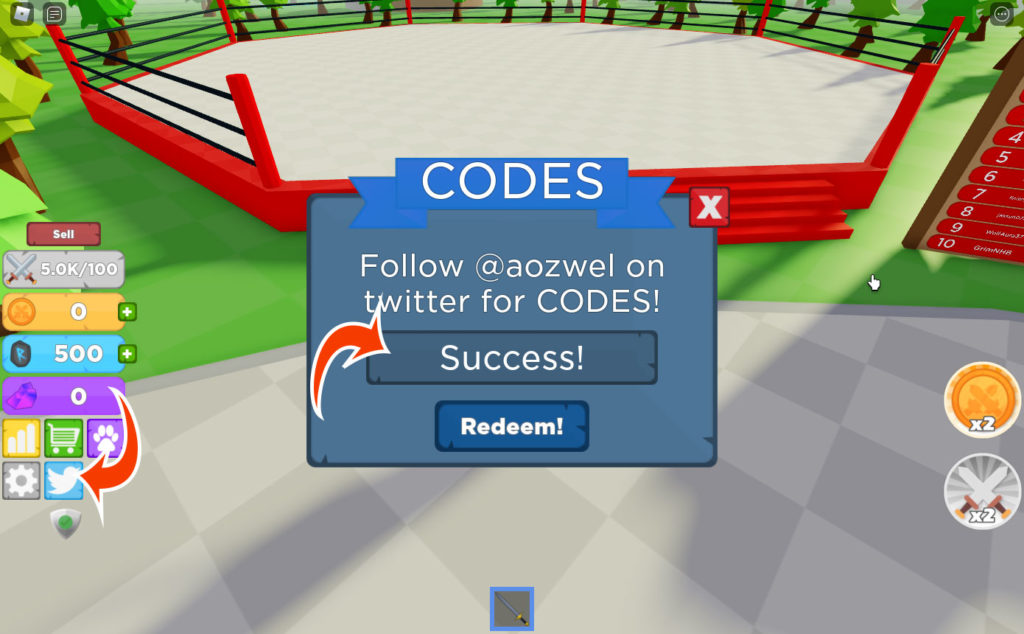 Canjear códigos de Boss Fighting Simulator