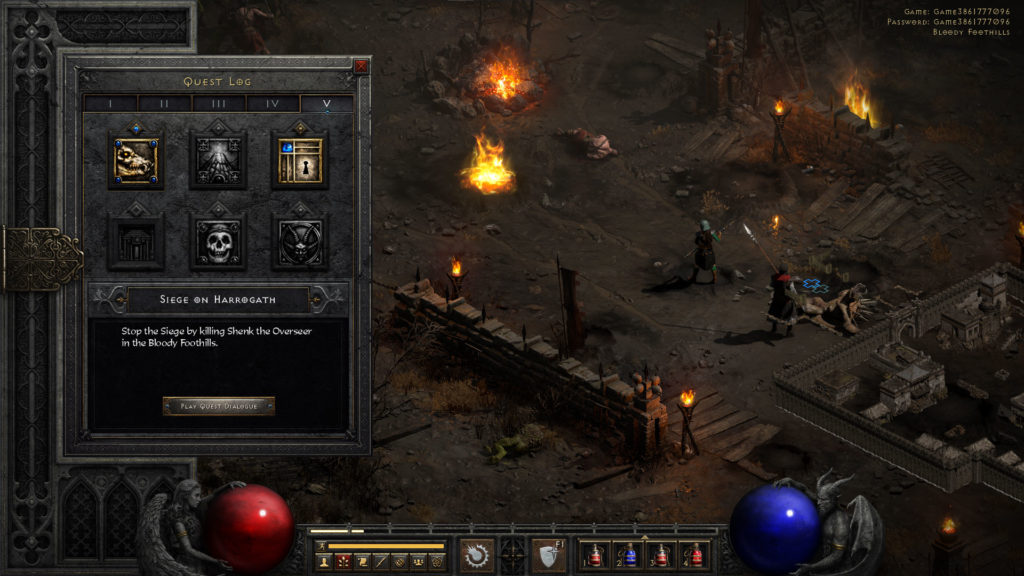 Búsqueda del zócalo de Larzuk resucitado de Diablo 2