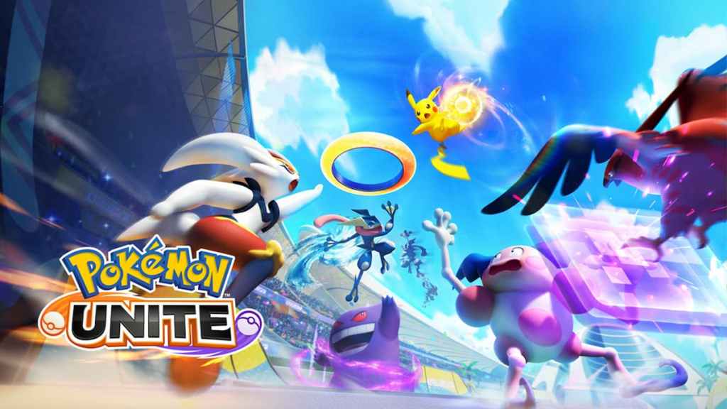 Ilustraciones del título de Pokémon Unite