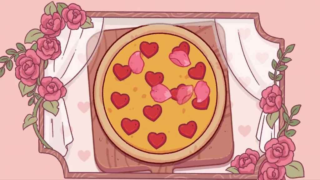 buena pizza, gran pizza el día de san valentín
